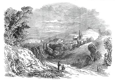 Coburg - z rysunku Jego Królewskiej Wysokości Księcia Alberta, 1845. autorstwa W. J. Linton