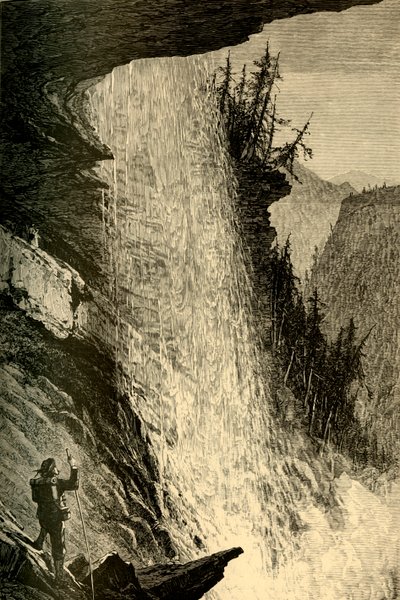 „Pod wodospadem Catskill”, 1874. autorstwa W. J. Linton