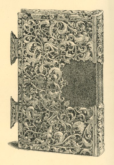 Srebrna złocona okładka książki, 1881. autorstwa W Jones
