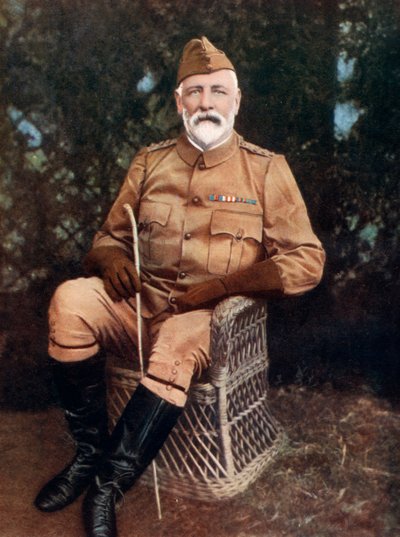 Generał brygady JG Dartnell, dowodzący brygadą ochotniczą, Natal Field Force, 1902. autorstwa W Laws Cancy