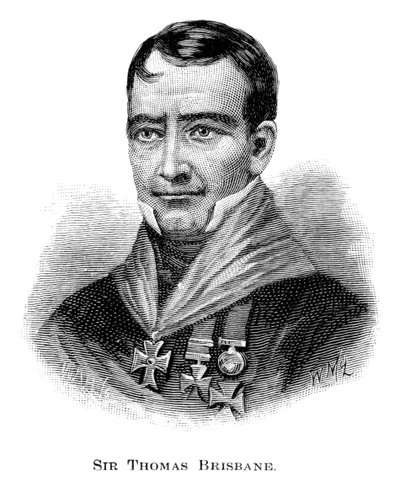Sir Thomas Brisbane, brytyjski żołnierz, gubernator kolonialny i astronom, 1886. autorstwa W. Macleod