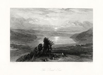 Morze Martwe, XIX w. autorstwa W. Miller