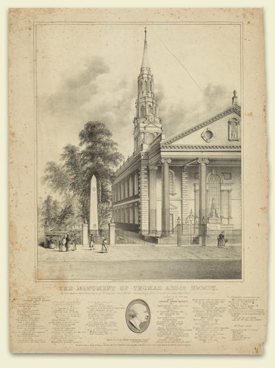 Pomnik Thomasa Addisa Emmeta autorstwa W. R. Browne