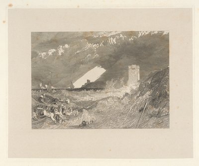 Wejście do portu Fowey w Kornwalii autorstwa W. R. Smith