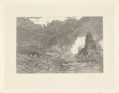 Latarnia morska Longships, Lands End autorstwa W. R. Smith