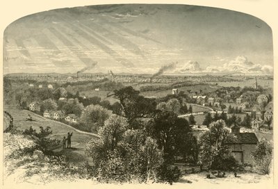 „Boston, z Mount Bowdoin”, 1874. autorstwa W. Roberts
