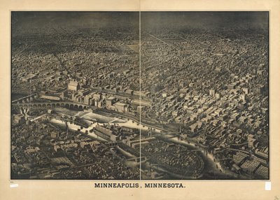 Minneapolis, Minnesota. autorstwa W. V.; Monasch Herancourt