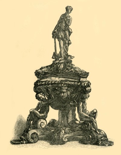 Kałamarz z brązu, połowa końca XVI w., 1881 r. autorstwa W. W. McCarty