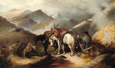 Podchody na wyżynach, 1871 autorstwa W. W. Morris