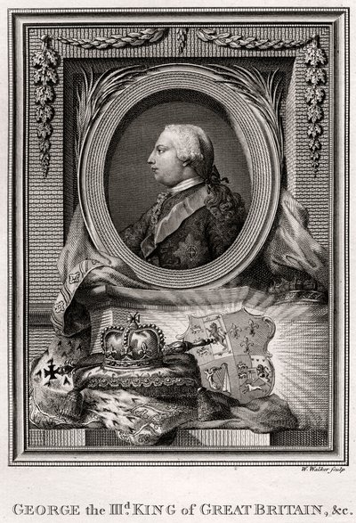 Jerzy III, król Wielkiej Brytanii, 1777 autorstwa W. Walker