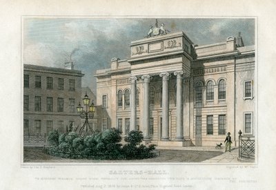 Sala Salters, Londyn, 1828. autorstwa W. Wallis