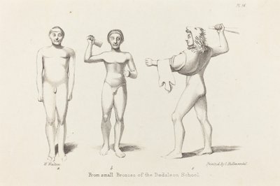Daedalian Figury z brązów autorstwa W. Walton after John Flaxman