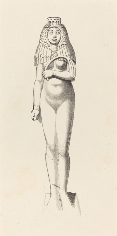 Postać Bubaste lub Izydy autorstwa W. Walton after John Flaxman