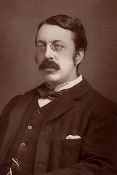„Charles Villiers Stanford (1852-1924) irlandzki kompozytor i pedagog muzyczny, urodzony w Dublinie. (typ Woodbury) autorstwa W. and D. (after) Downey