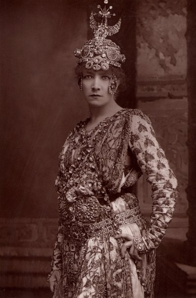 „Henriette Rosine Bernard dite Sarah Bernhardt (1844-1923) (typ woodbury) autorstwa W. and D. (after) Downey