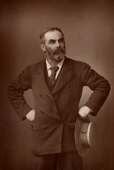 „John Burns (1858-1943) angielski polityk (socjalistyczny) laburzystów. (typ Woodbury) autorstwa W. and D. (after) Downey