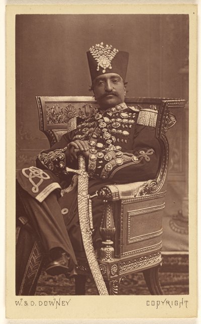 Nasar al-Din Shah Qajar von W. and D. Downey