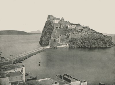 Zamek Aragoński, Ischia, Włochy, 1895. autorstwa W and S Ltd