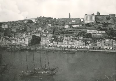 Panorama miasta Porto, Portugalia, 1895. autorstwa W and S Ltd