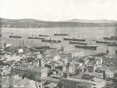 Bosfor w kierunku Scutari, Konstantynopol, Imperium Osmańskie, 1895. autorstwa W and S Ltd