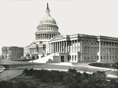 Kapitol, Waszyngton DC, USA, 1895. autorstwa W and S Ltd
