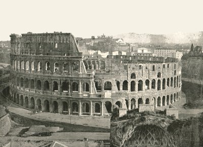 Koloseum, Rzym, Włochy, 1895. autorstwa W and S Ltd