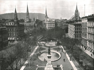 Victoria Square, Montreal, Kanada, 1895. autorstwa W and S Ltd