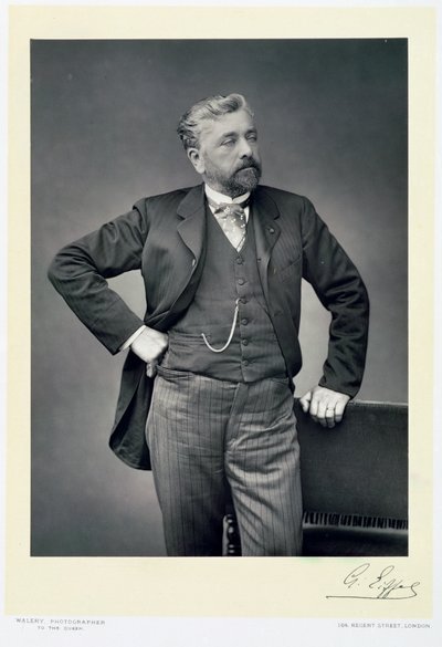 Alexandre Gustave Eiffel, francuski inżynier, koniec XIX wieku autorstwa Walery