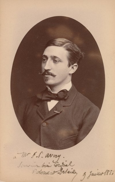 [Edouard Detaille], lata 70. XIX wieku. autorstwa Walery Frères