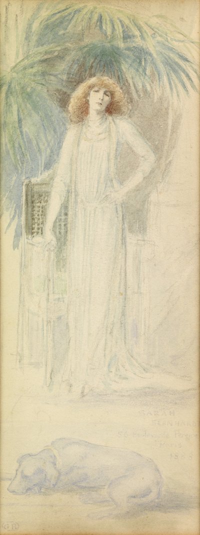 Sarah Bernhardt autorstwa Walford Graham Robertson