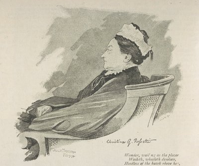 Portret Christiny Rossetti, strona 226 z „Cassell