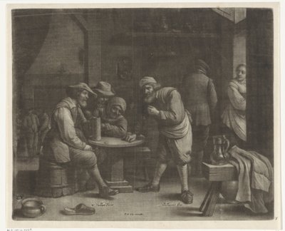 Herbergscene autorstwa Wallerant Vaillant