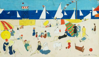 Na plaży autorstwa Walt Kuhn