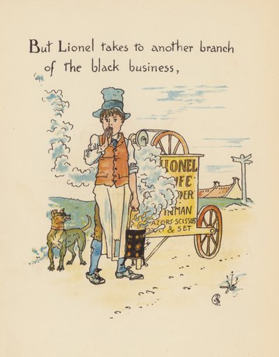 Ilustracja do Legends for Lionel autorstwa Waltera Crane