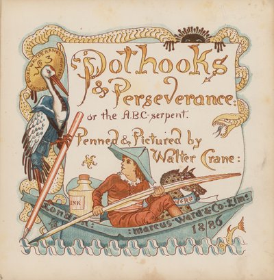 Ilustracja do Pothooks and Perseverance autorstwa Waltera Crane