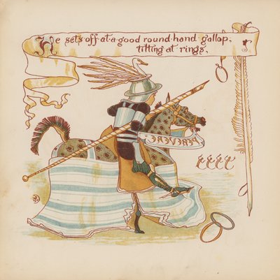 Ilustracja do Pothooks and Perseverance autorstwa Waltera Crane