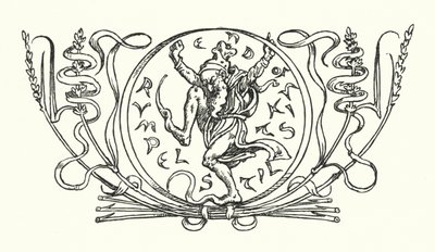 Rumpelstiltskin (grawerowanie) autorstwa Walter (after) Crane