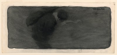 Człowiek w burzy autorstwa Walter Appleton Clark