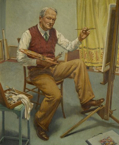 Po drugiej stronie lustra nr 1 (Autoportret) autorstwa Walter Ashworth