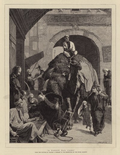 A Narrow Way, Cairo autorstwa Walter Charles Horsley