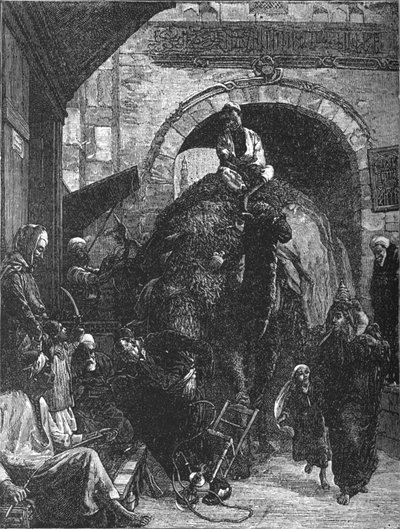 Wąska droga w Kairze, ok. 1882 r. autorstwa Walter Charles Horsley