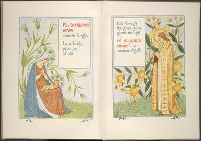 Gwiazda betlejemska i ziele dziurawca autorstwa Walter Crane