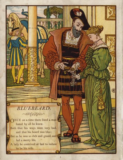 Sinobrody (kolor lito) autorstwa Walter Crane