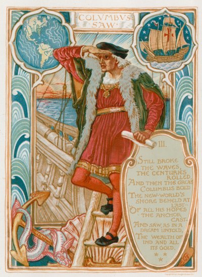 Columbus Piła autorstwa Walter Crane