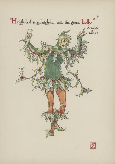 Kwiaty z Ogrodu Szekspira autorstwa Walter Crane