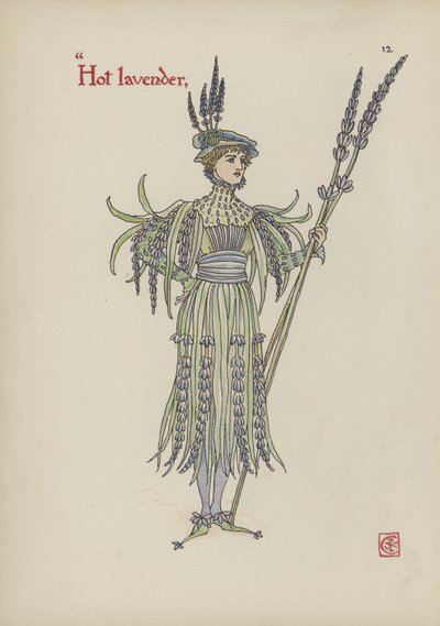 Kwiaty z Ogrodu Szekspira autorstwa Walter Crane