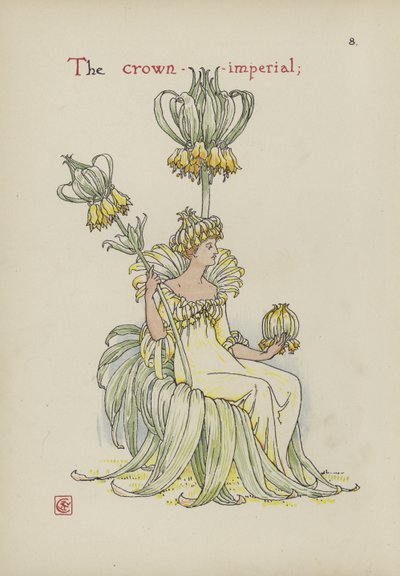 Kwiaty z Ogrodu Szekspira autorstwa Walter Crane