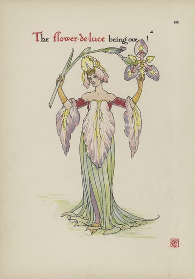 Kwiaty z Ogrodu Szekspira autorstwa Walter Crane