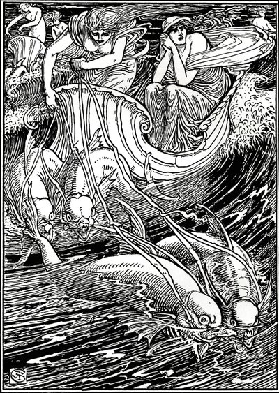 Ilustracja do Faerie Queene, c1890, 1897 autorstwa Walter Crane