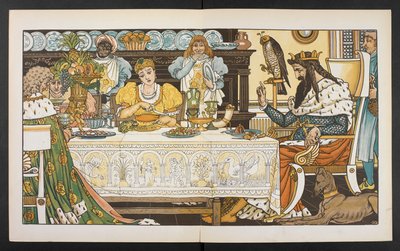 Ilustracja do żabiego księcia. autorstwa Walter Crane
